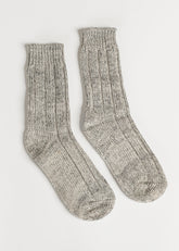 Birkenstock® Women's Gray Cotton Twist Socks