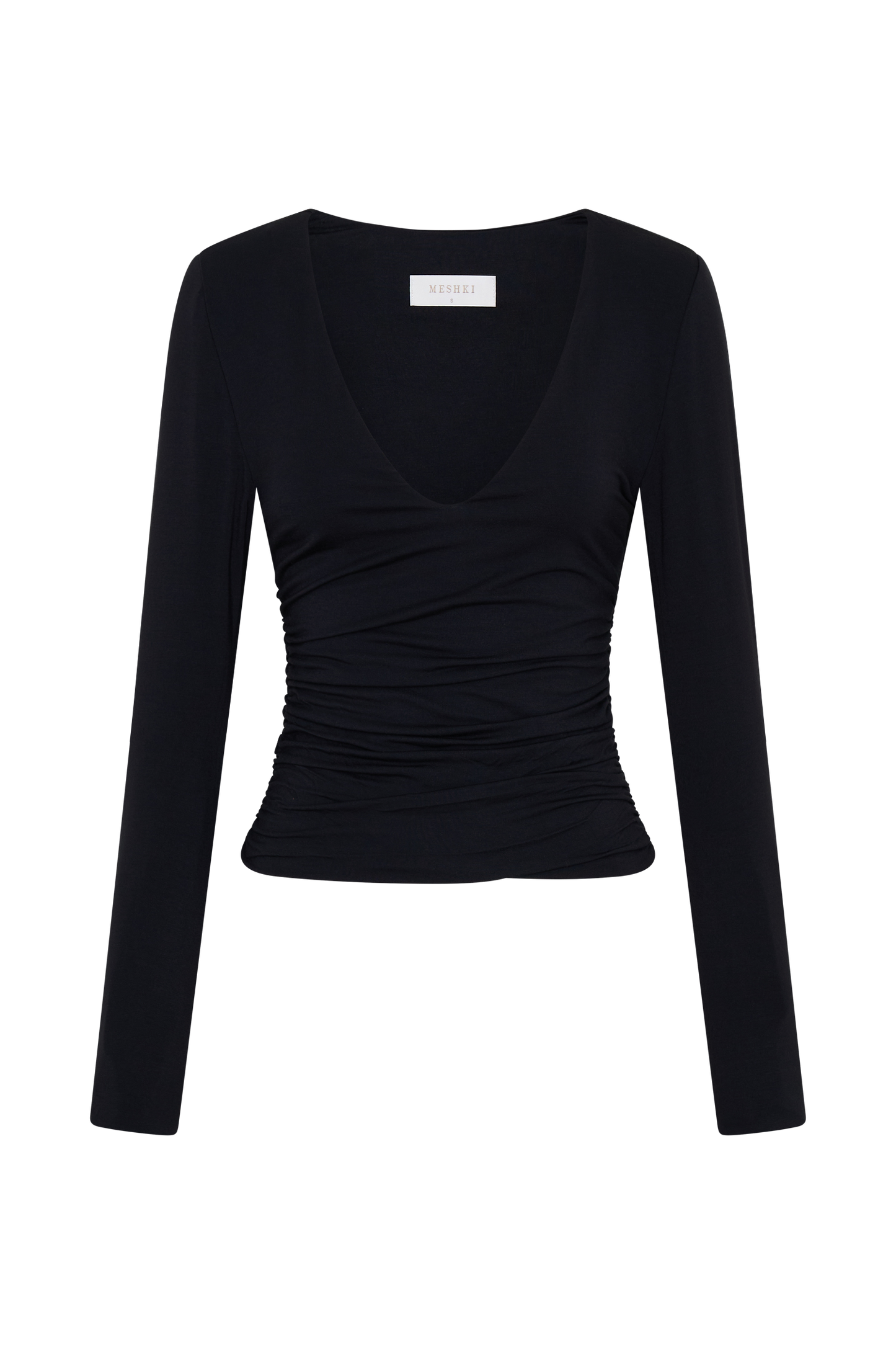 Sari Long Sleeve Modal Top - Black