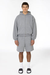 TRF02 - 12oz. Tri-Blend Gabardine Fleece Shorts