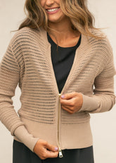 Tate Crochet Open Knit Cardigan