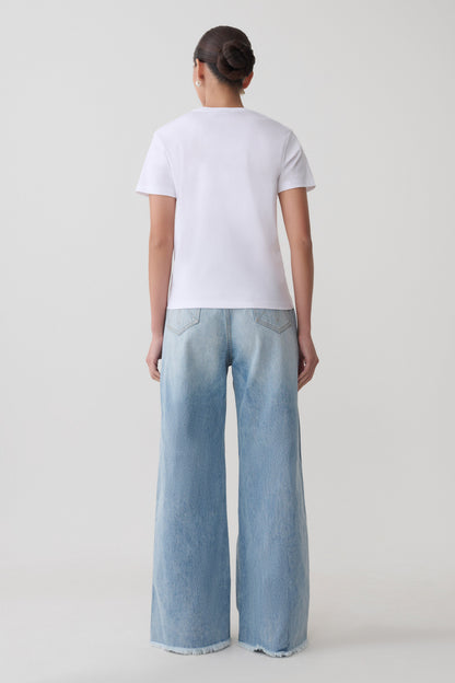 Sega Cotton Oversized T-Shirt - White
