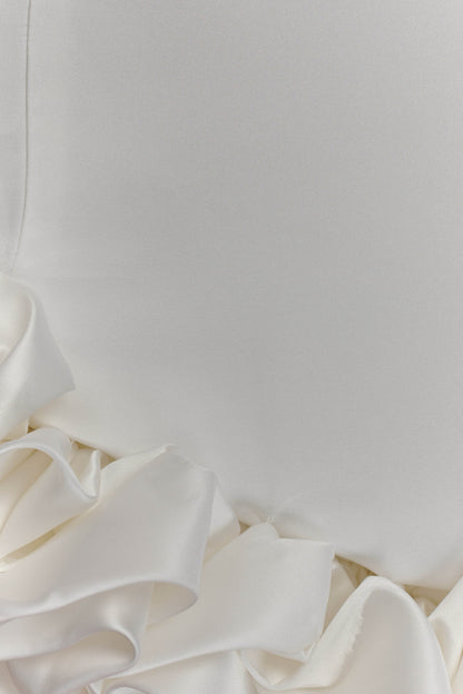 Alba Bubble Mini Dress - White