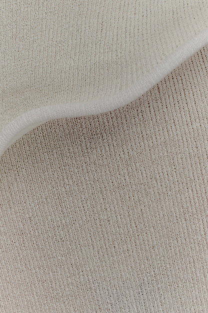 Caprice Halter Knit Maxi Dress - White