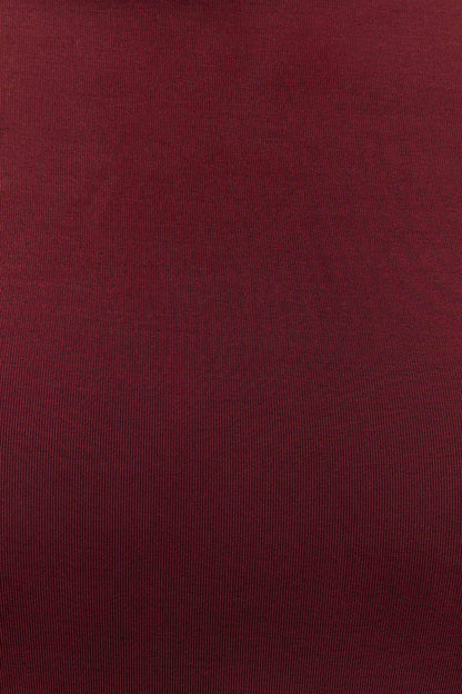 Bridget Slinky Cowl Back Top - Burgundy