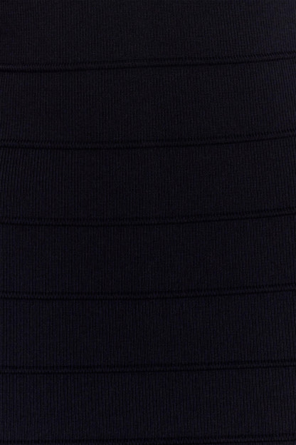 Jaylen Bandage Knit Maxi Dress - Black