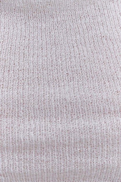 Elowen Knit Cowl Long Sleeve Top - White