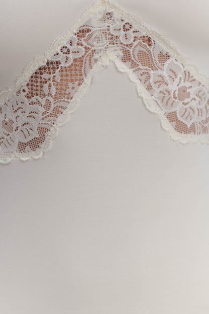 Electra Slinky Lace Mini Dress - Ivory