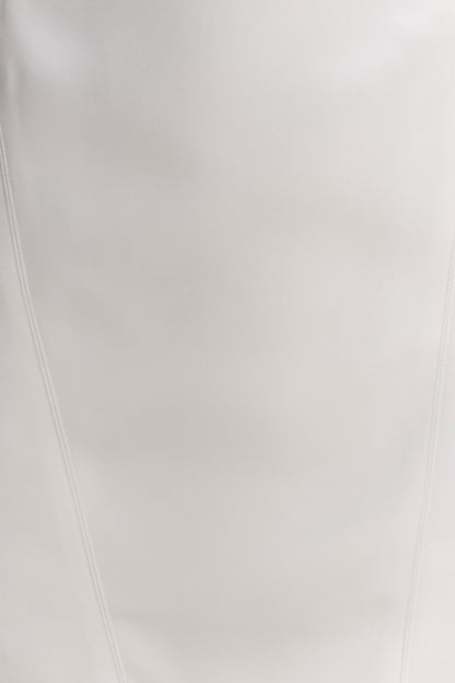 Beth Satin Mini Dress - White
