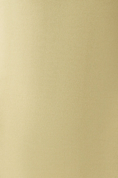 Amilee Scarf Knit Mini Dress - Lemon