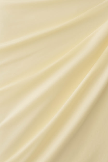 Alyn Off Shoulder Draped Mini Dress - Lemon