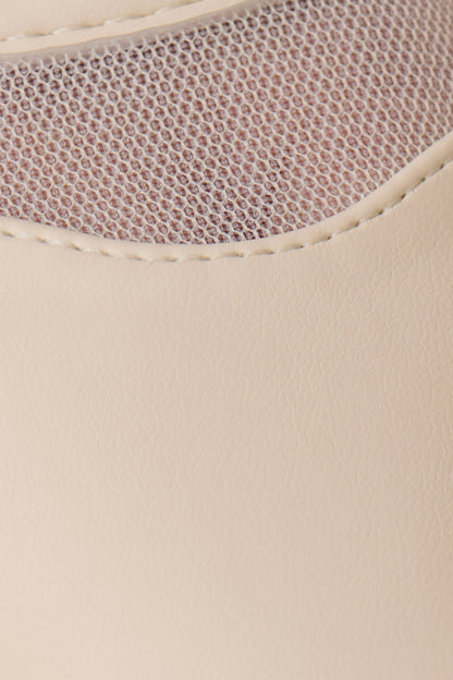 Micah Mesh Pointed Heel - Ivory