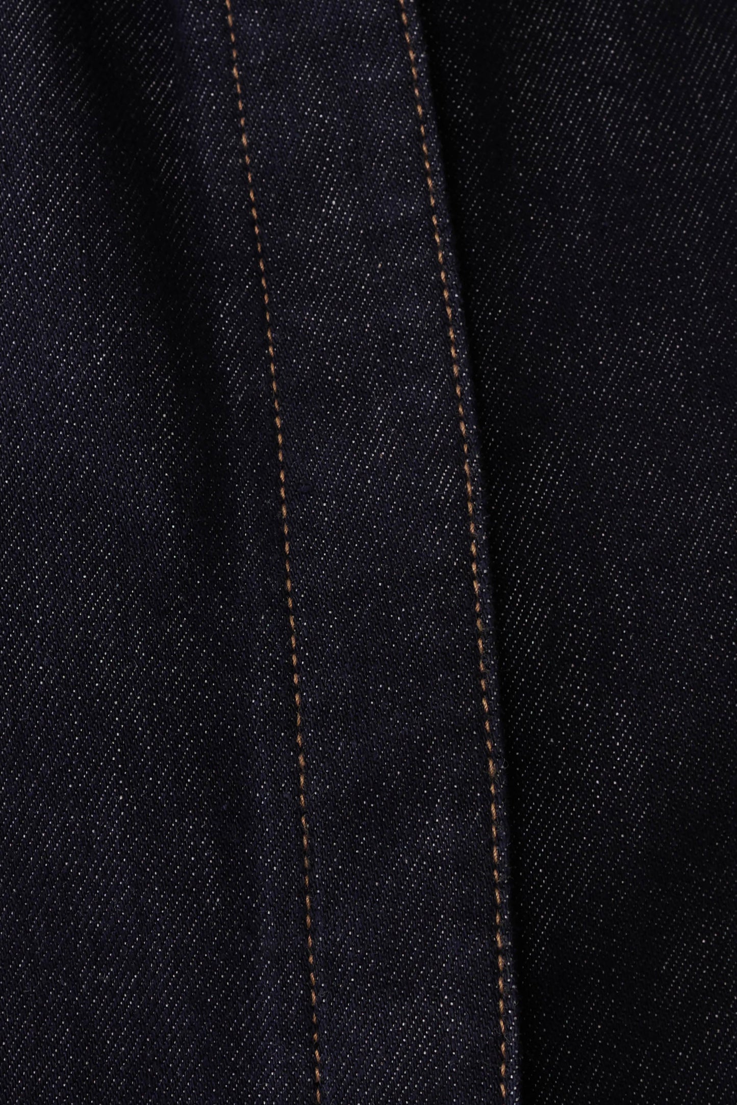 Jeremy Collared Denim Longline Top - Washed Indigo Blue