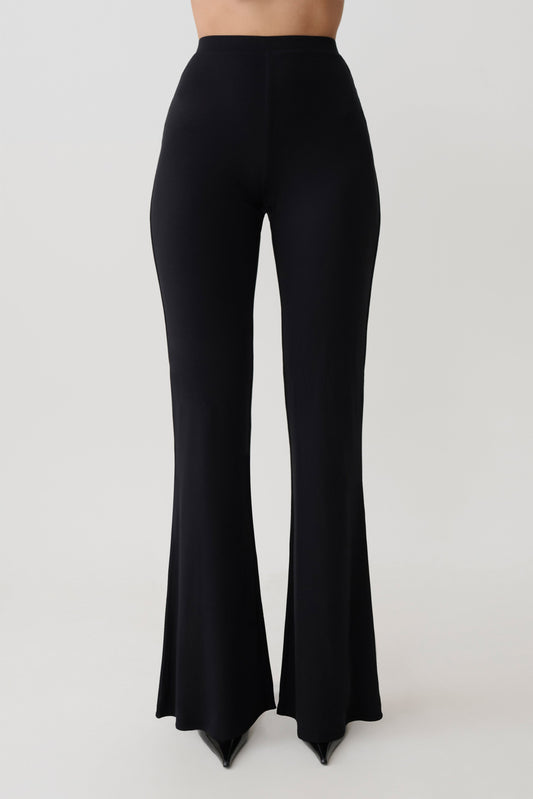 Jemma Flare Leg Pants - Black