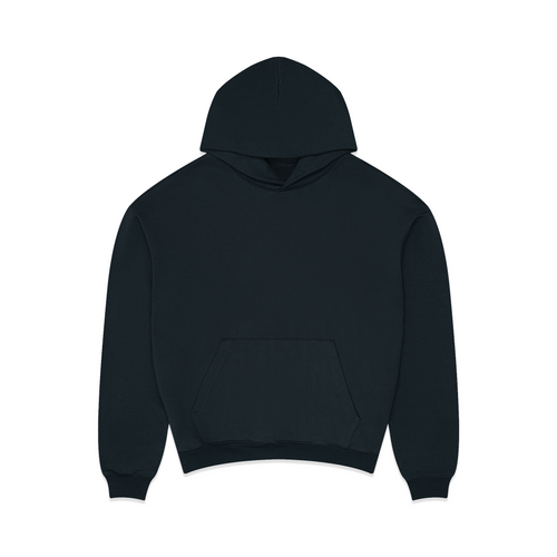 350 GSM 'Dark Navy' Fleece Hoodie