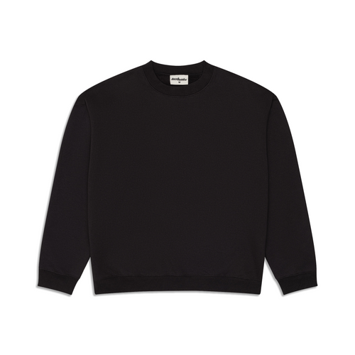 600 GSM 'Black' Fleece Crewneck