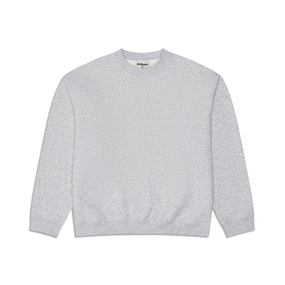 350 GSM 'Heather Grey' Fleece Crewneck