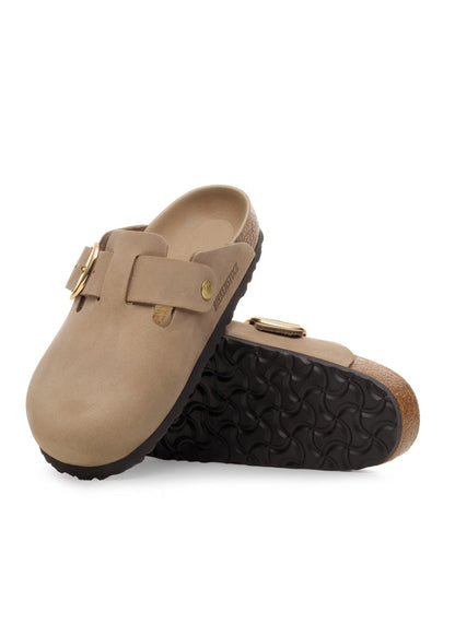 BIRKENSTOCK® Women's Boston Brown Oiled Leather Clog