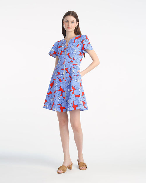 Mae Love Circle Mini Dress in Floating Floral