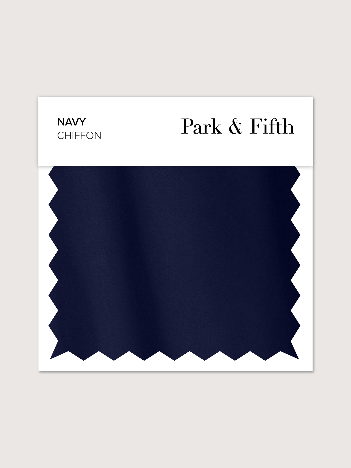 Navy Chiffon Swatch