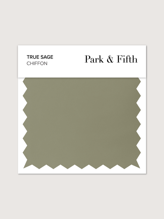 True Sage Chiffon Swatch