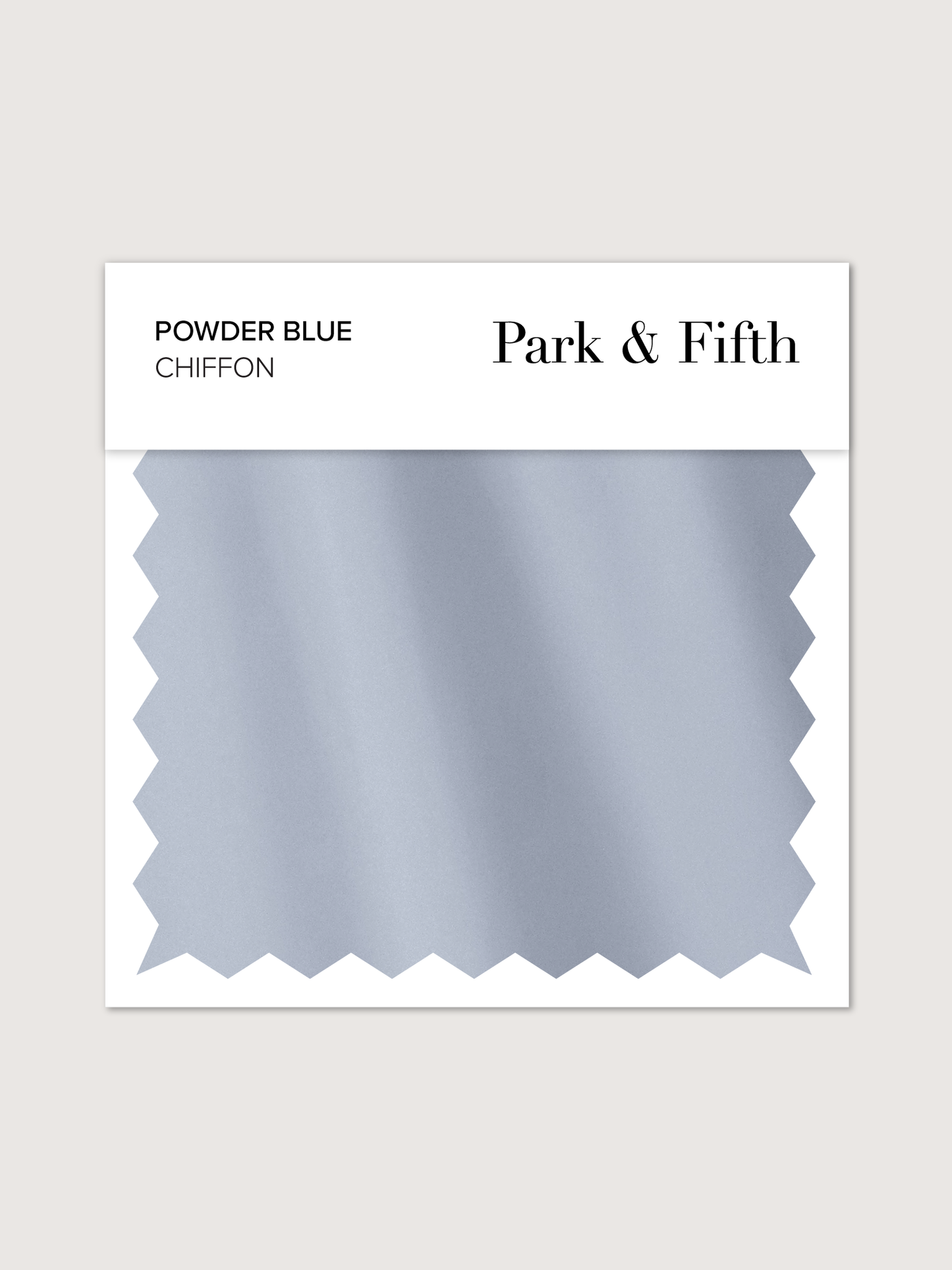 Powder Blue Chiffon Swatch