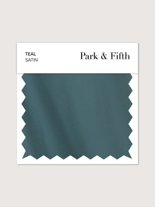 Teal Satin Swatch