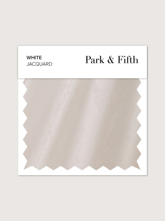 White Jacquard Swatch