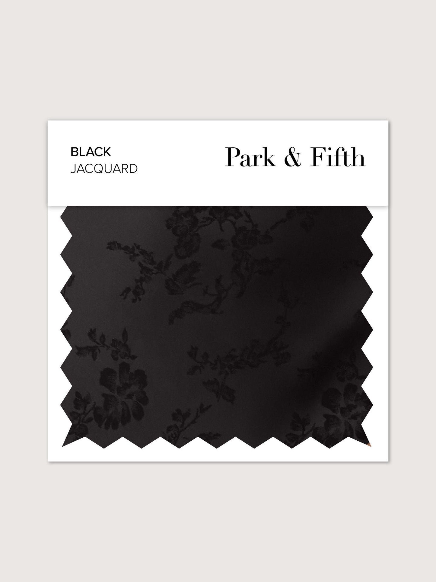 Black Jacquard Swatch