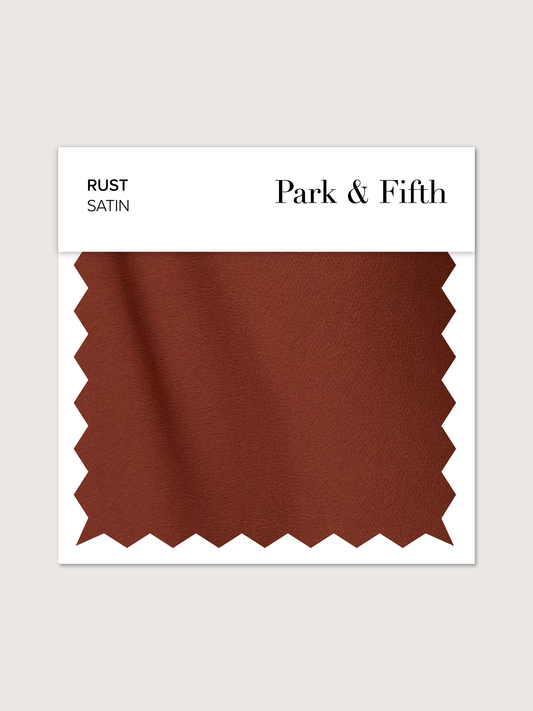 Rust Satin Swatch