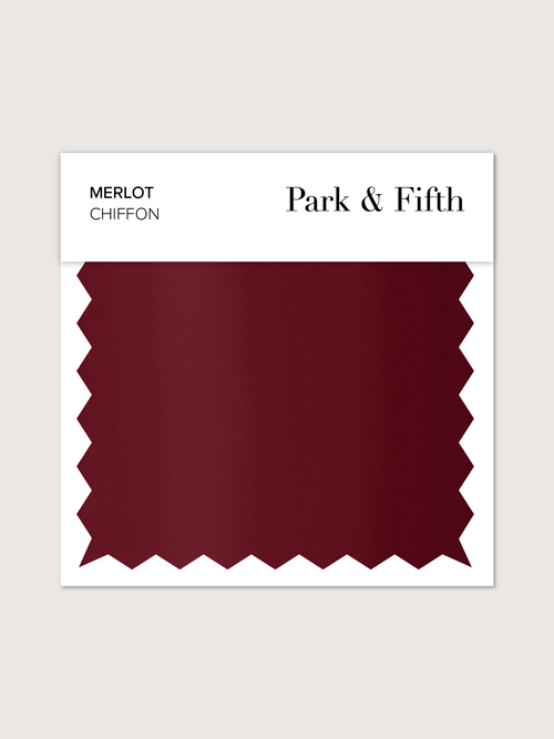 Merlot Chiffon Swatch