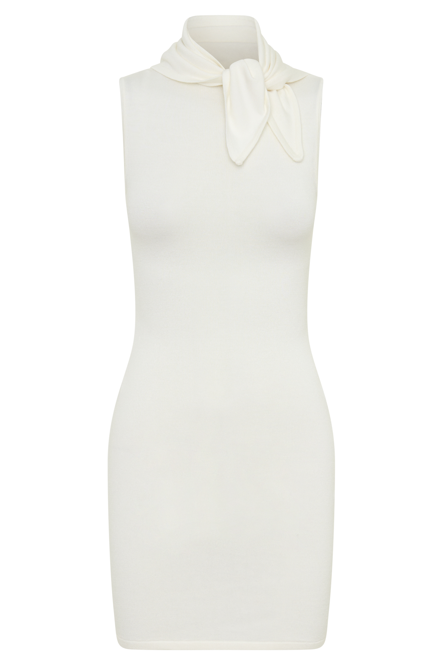 Amilee Scarf Knit Mini Dress - Ivory