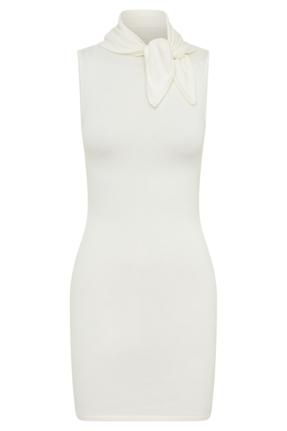 Amilee Scarf Knit Mini Dress - Ivory