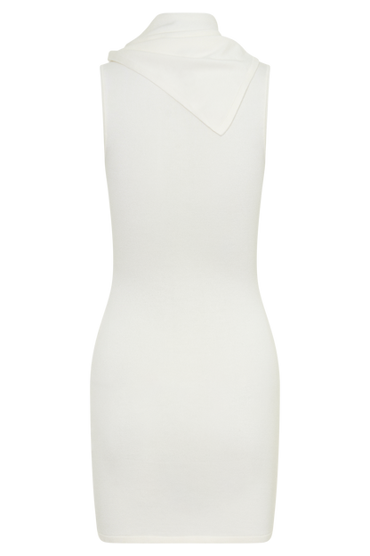 Amilee Scarf Knit Mini Dress - Ivory