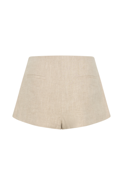 Anahita Linen Short - Natural
