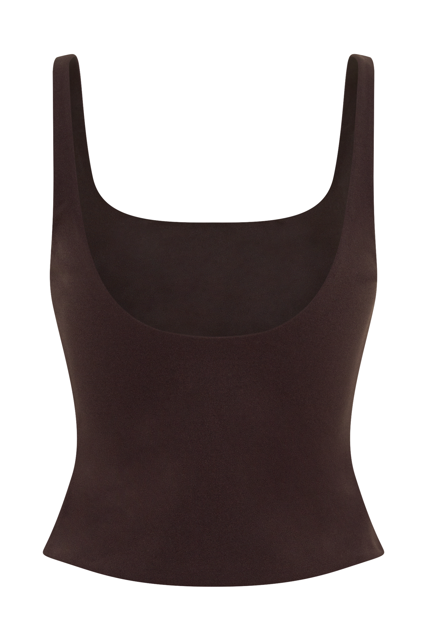 Blanca Stretch Crepe Cami Top - Chocolate