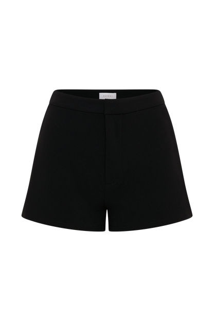 Blanca Stretch Crepe Shorts - Black