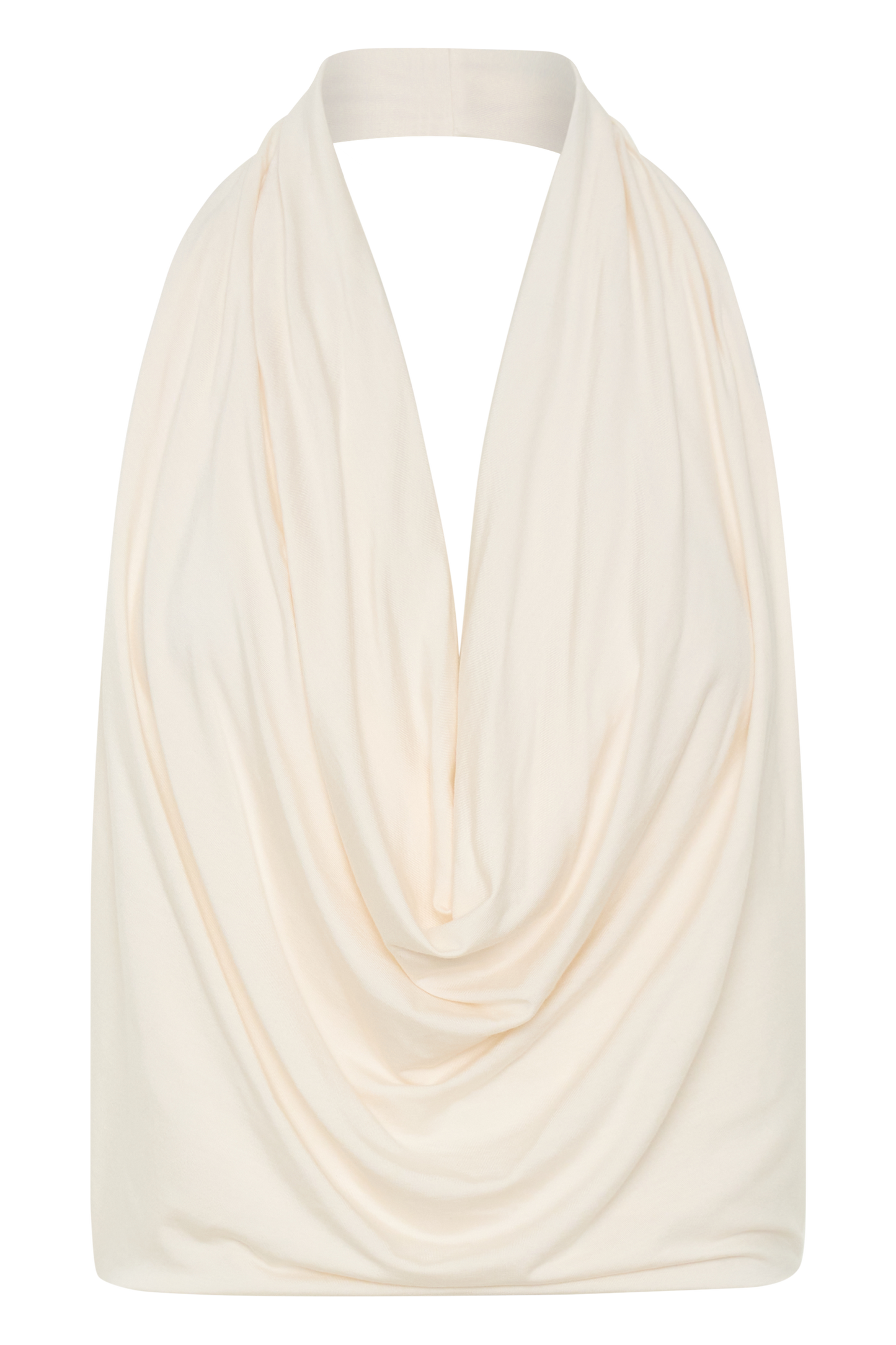 Huyen Cowl Front Modal Top - Ivory