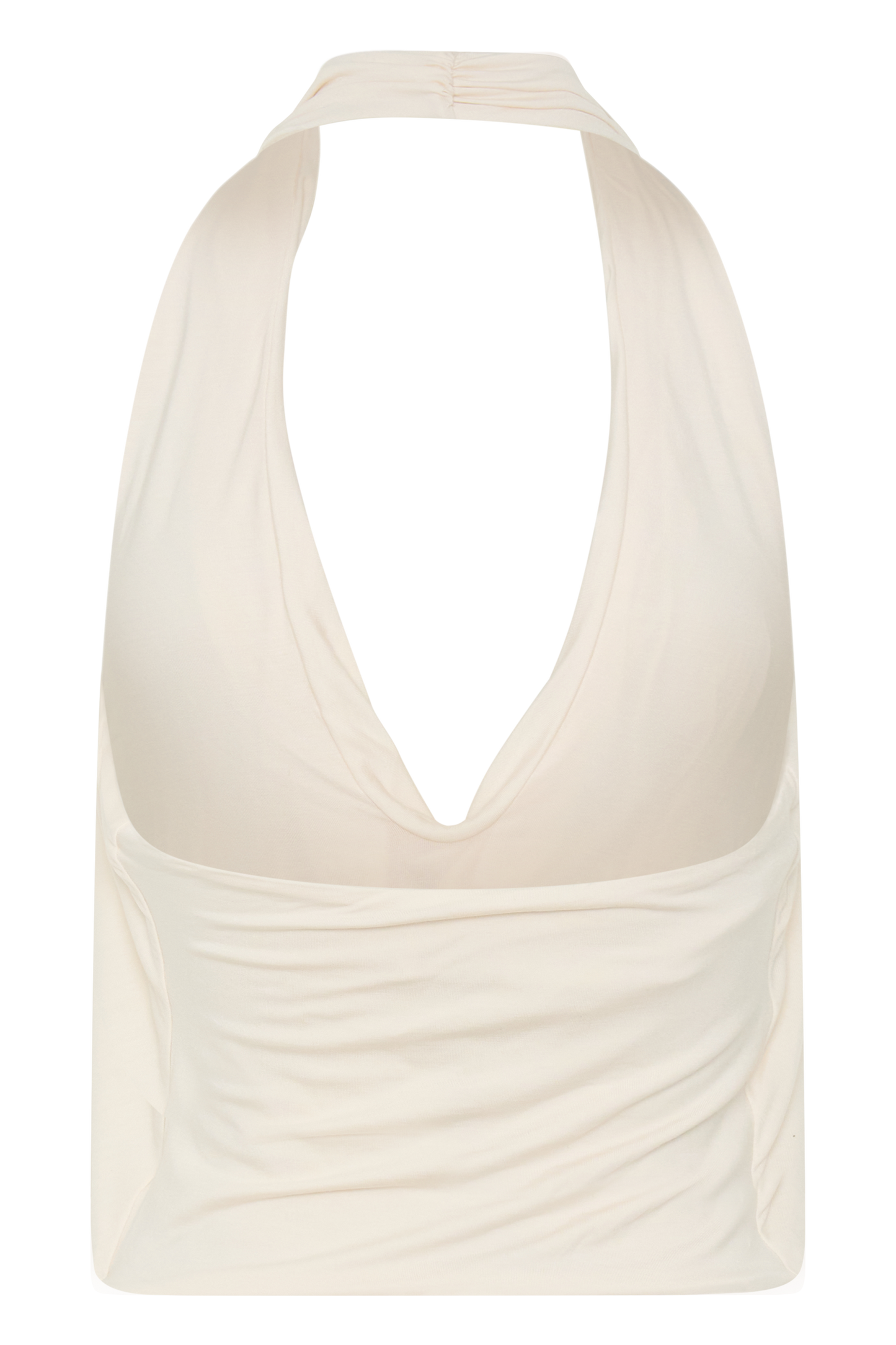 Huyen Cowl Front Modal Top - Ivory