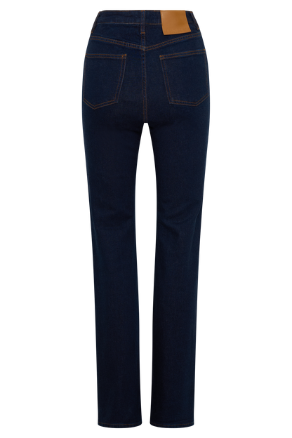 Janessa Skinny Denim Jeans- Indigo Blue