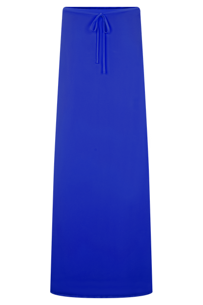 Katalina Chiffon Maxi Skirt - Cobalt Blue