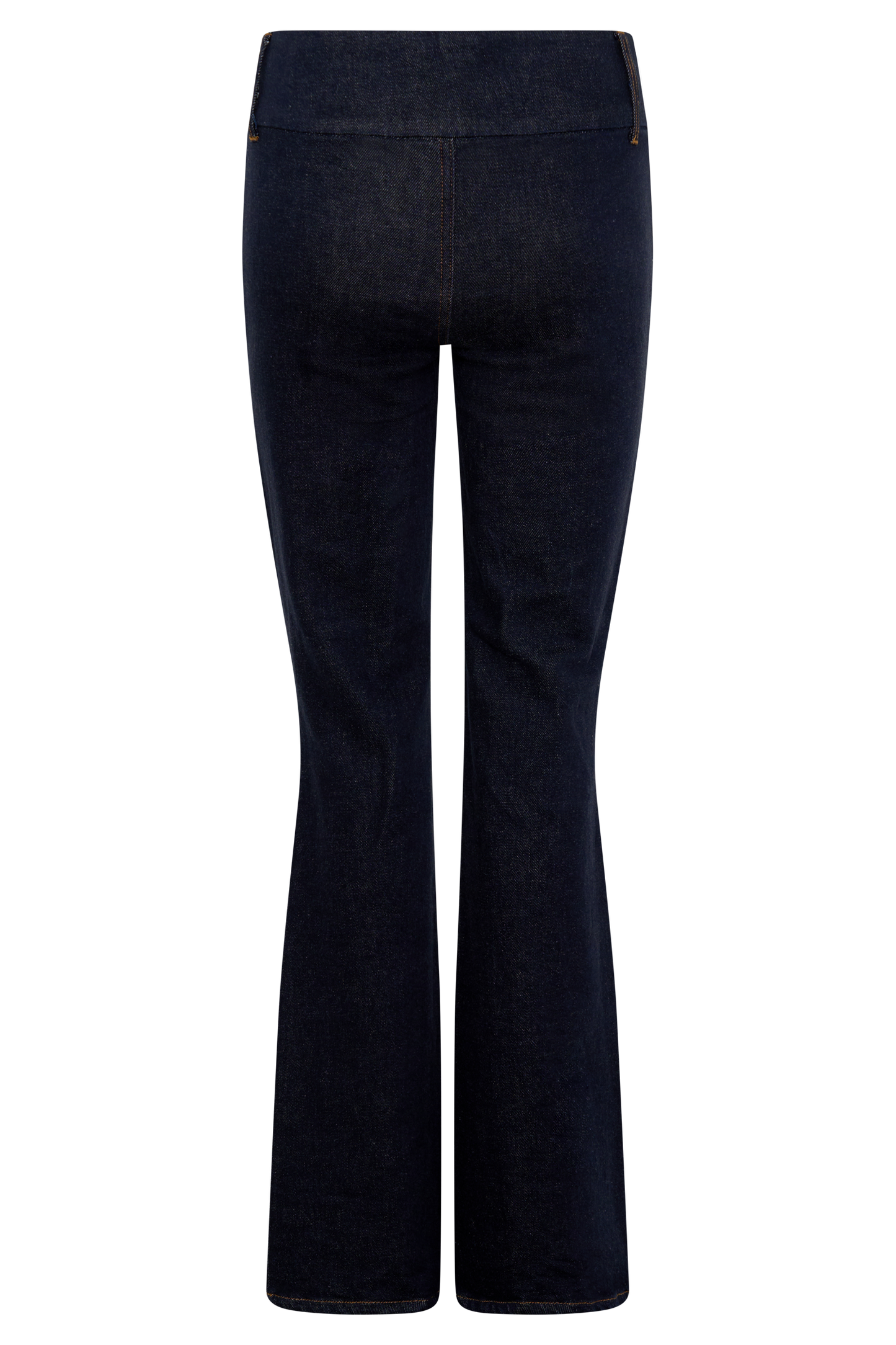 Shelly Flared Denim Jeans - Washed Indigo Blue