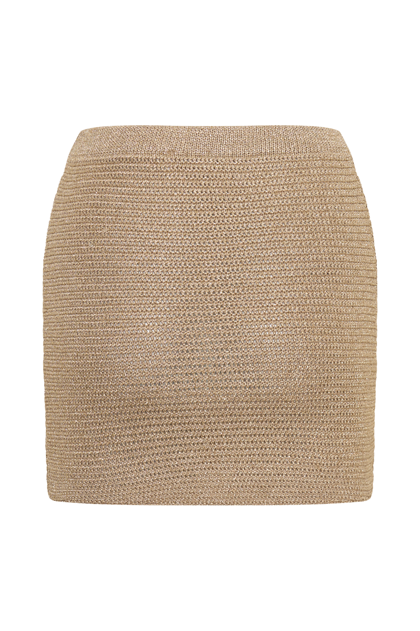 Stan Lurex Mini Skirt - Gold