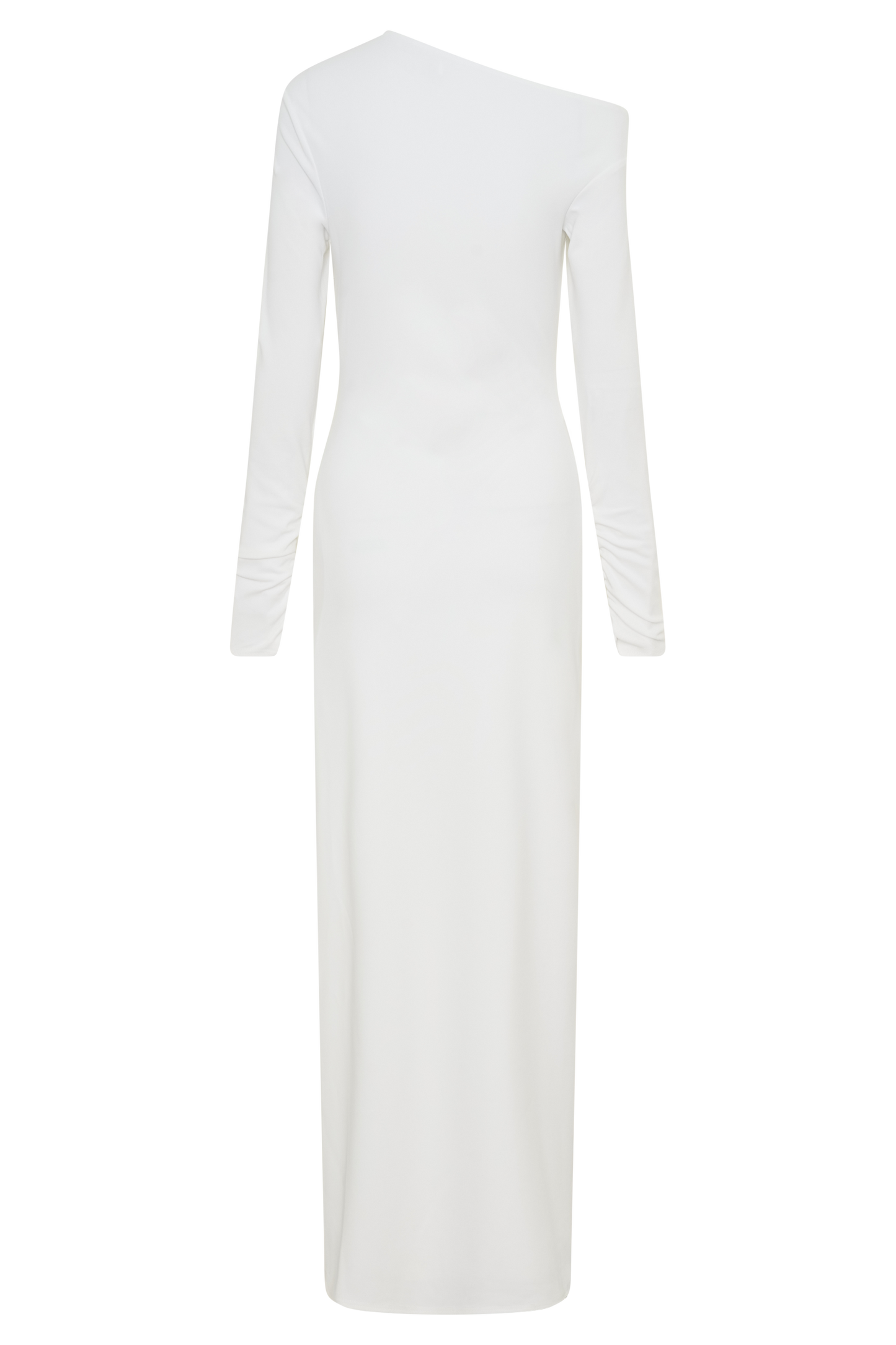 Thalyn Crepe Maxi Dress With Split - White
