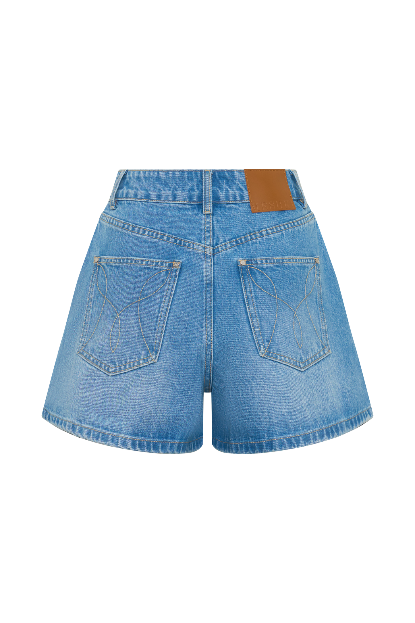 Jace A-Line Denim Shorts - Summer Blue
