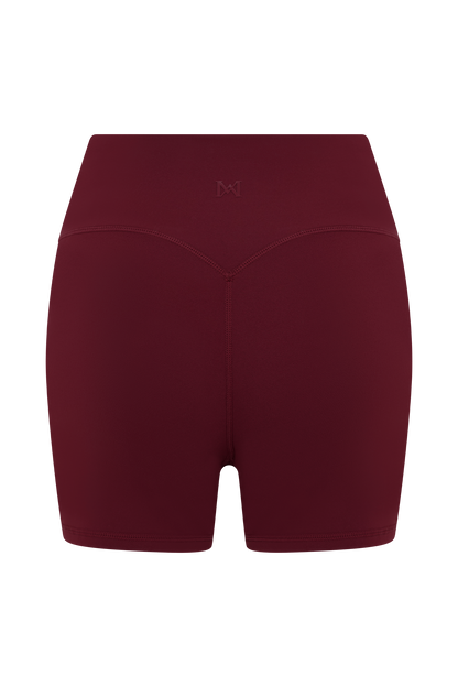 Orion Active Bike Shorts - Burgundy