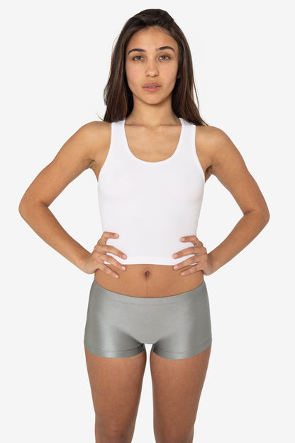 RNT332 - Nylon Tricot Shiny Mini Shorts