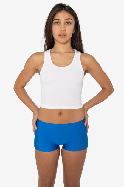 RNT332 - Nylon Tricot Shiny Mini Shorts