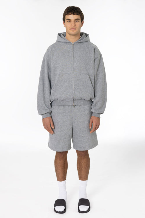 TRF02 - 12oz. Tri-Blend Gabardine Fleece Shorts