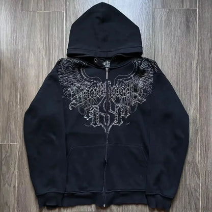 American Gothic Zipper Hoodie