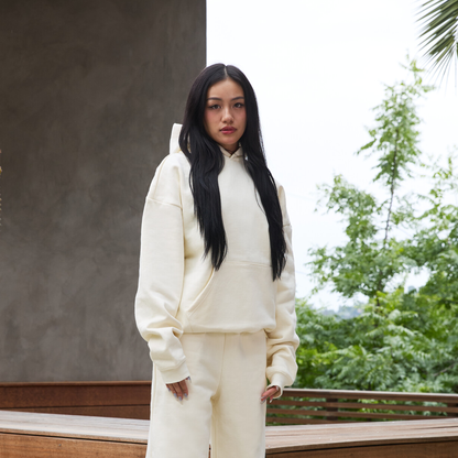 600 GSM 'Banana Milk' Core Hoodie